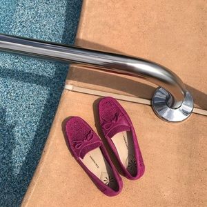 Isaac Mizrahi Suede Driving Moccasins Like New